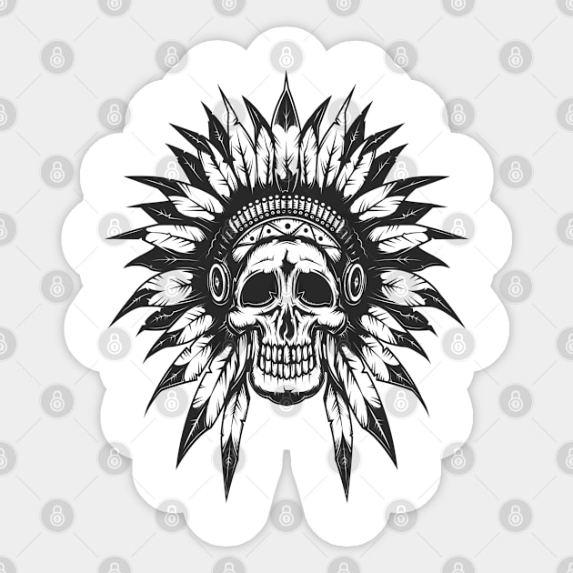 War Bonnet Sticker by Hudkins